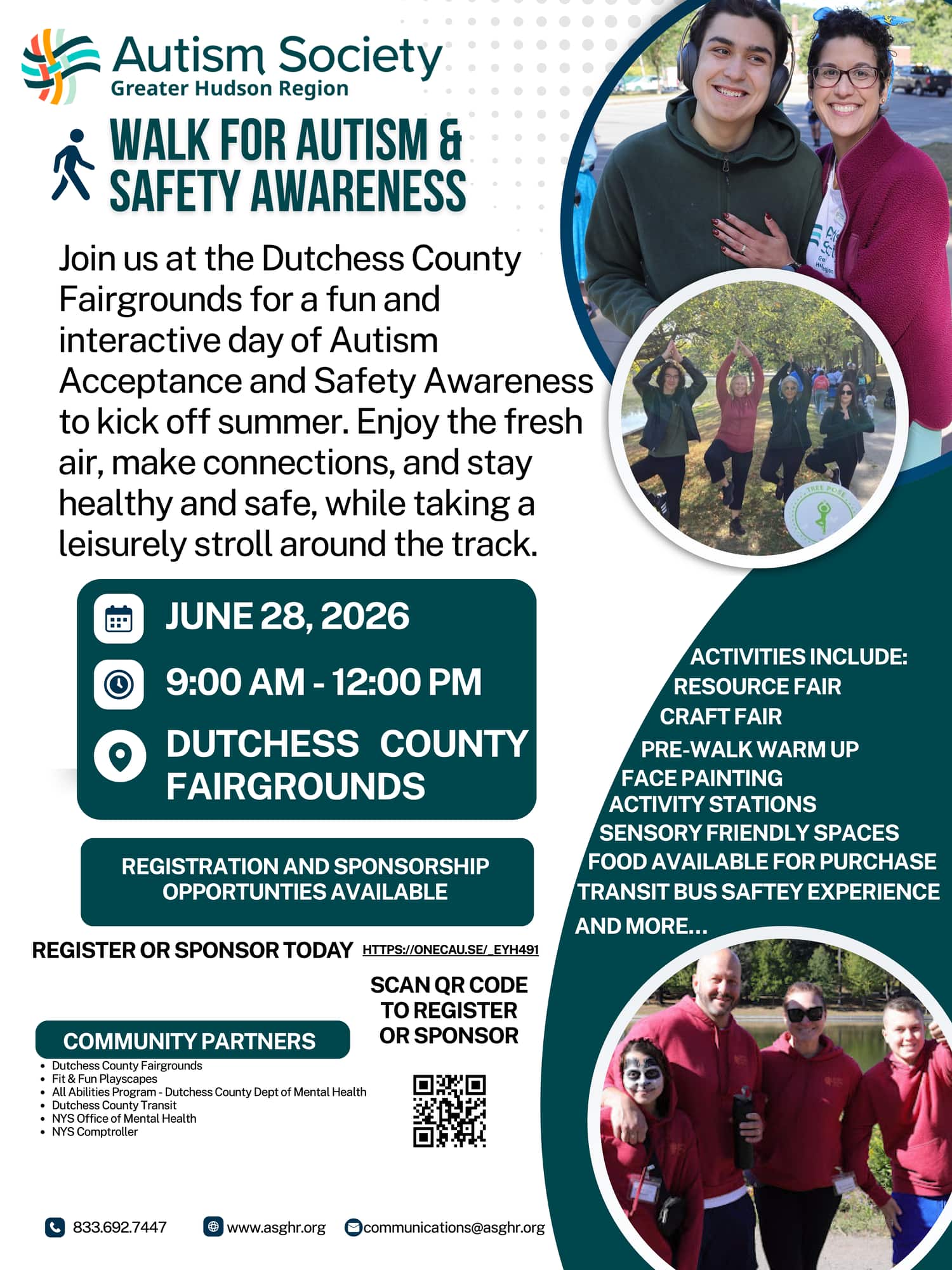 Walk Autism Safety Awareness 2026 Flyer-Registration Links