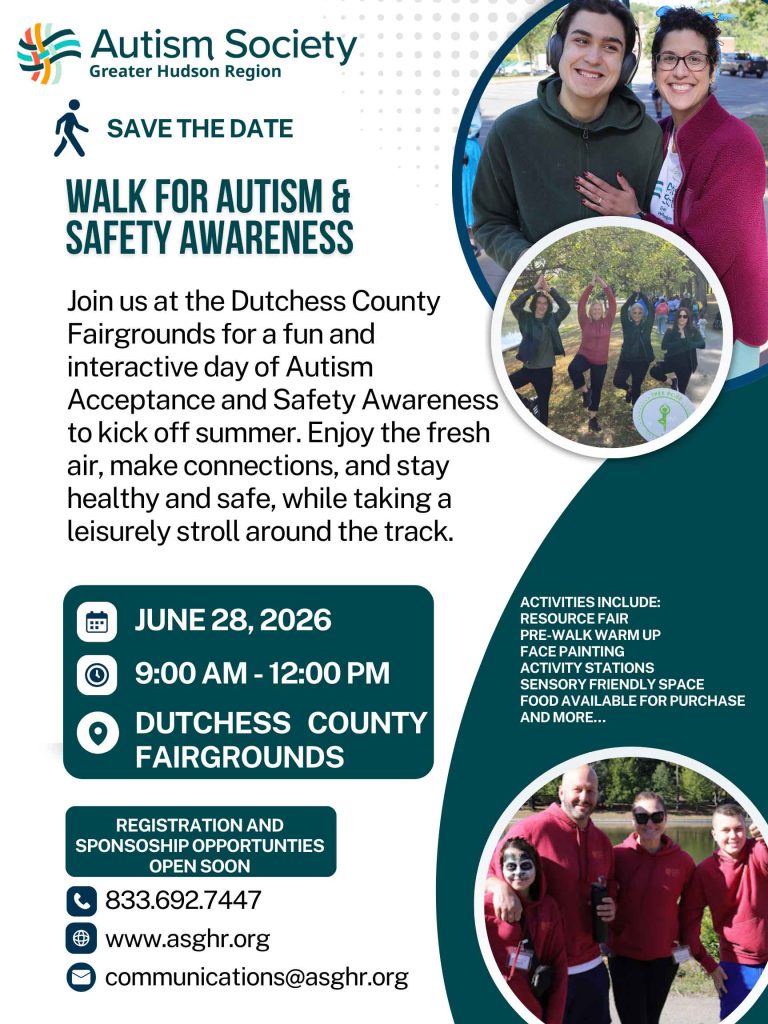 Walk for Autism & Safety Awareness SAVE THE DATE