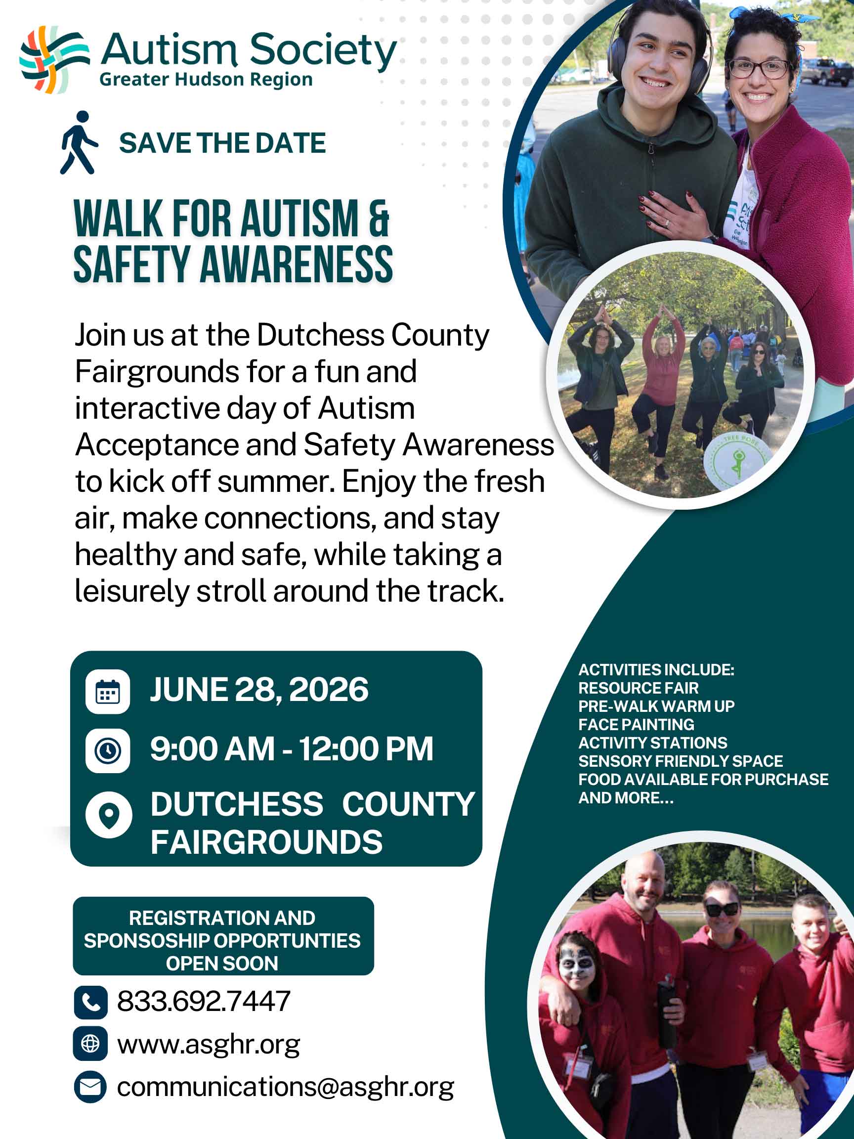 Walk for Autism & Safety Awareness SAVE THE DATE