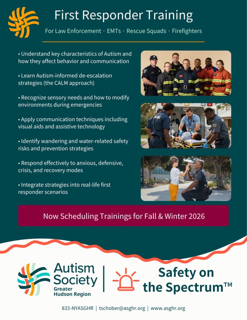 First Responder Training Flyer